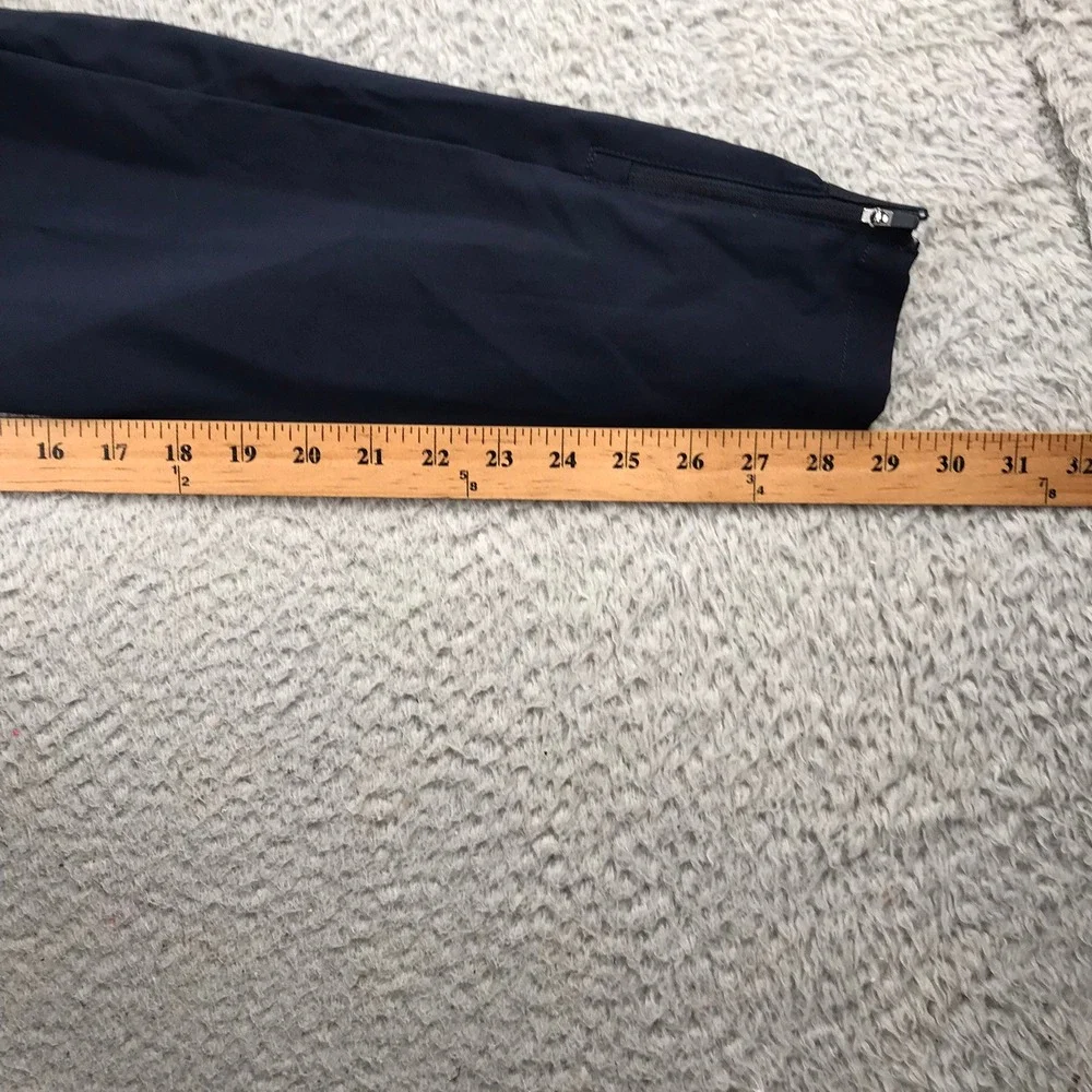 Primo Golf Pants Mens 28 (28x29) Navy Tapered Ankle Zip Performance Trousers
